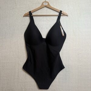 SKIMS BODY Super PUSH-UP THONG BODYSUIT ONYX Sz 2X(Can Fit Smaller) NWT $128